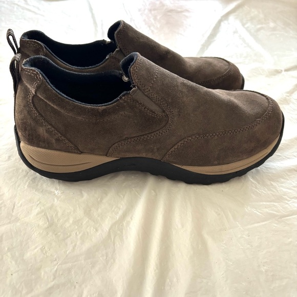 L.L. Bean Comfort Moc Brown Suede Shoes slip on SZ 10 W NWOT main image 8